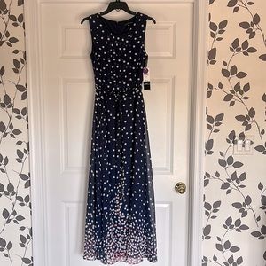 POLKA DOT CHIFFON GOWN NWT